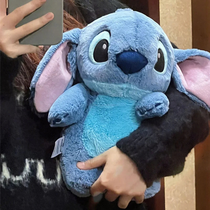 Disney Anime Hobby Stitch Winter Extra Large Plush Hot Water Bottle Women's Home Water Filling Hand Warmer Gift for Girlfriend